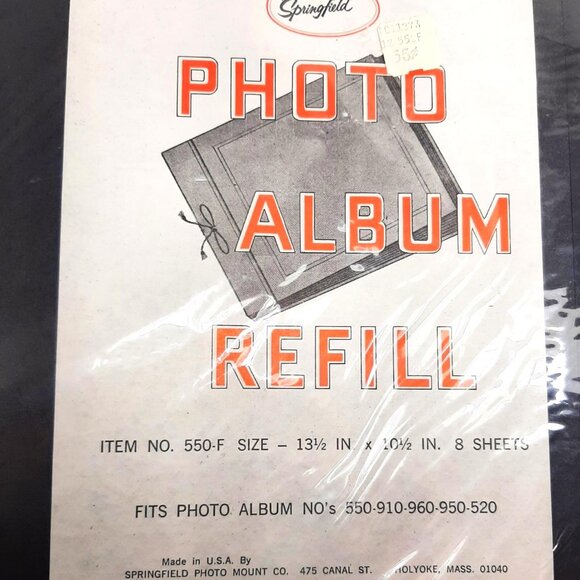 Lot of 3 Vintage Springfield Filler Sheets 13.5"x10.5 NOS - Picture 2 of 6